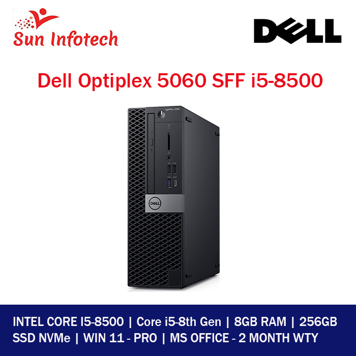 Refurbished] Dell Optiplex 5060 SFF i5-8500 8GB RAM 256 GB SSD